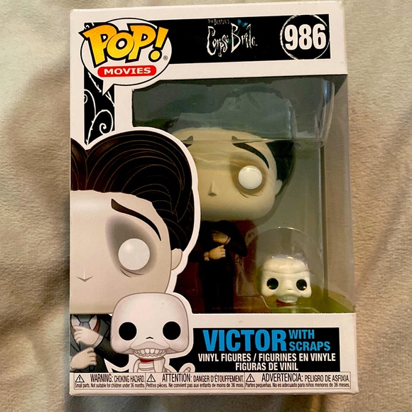 VÍCTOR WITH SCRAPS FUNKO POP CORPSE BRIDE